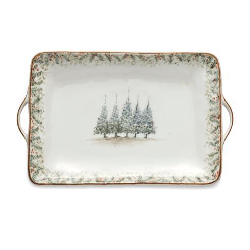 Natale Rectangular Tray Long