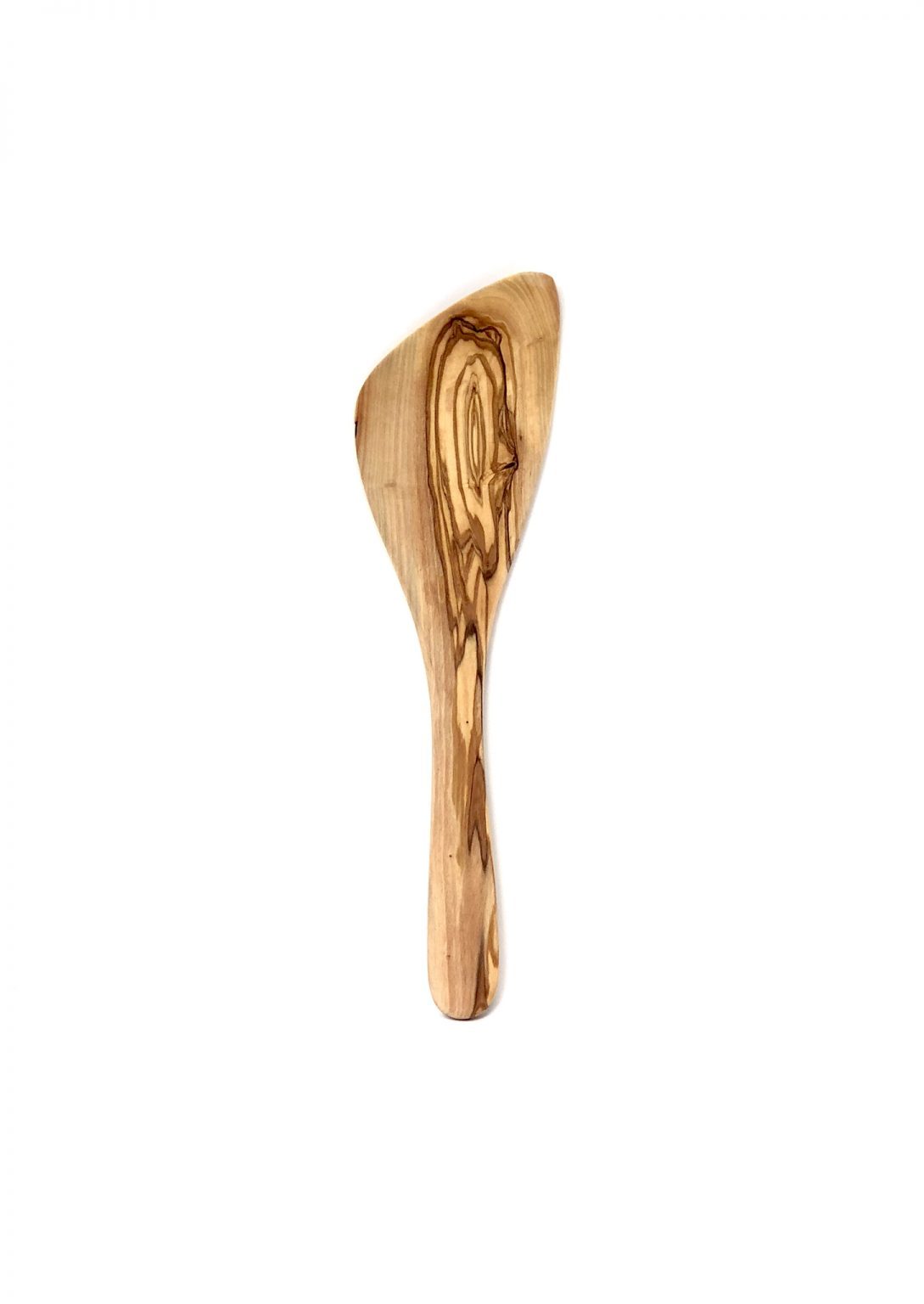 Olive Wood Curved Spatula 12 Inch