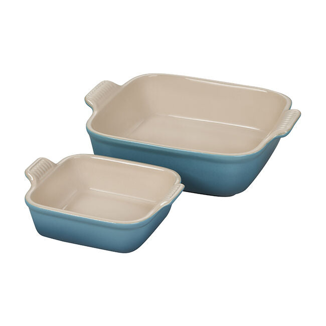Set Of 2 Heritage Square Baking Dishes