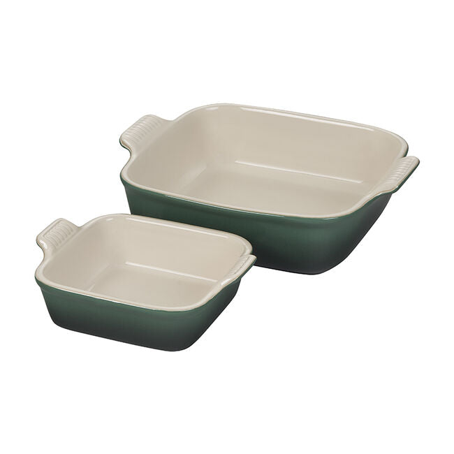 Set Of 2 Heritage Square Baking Dishes