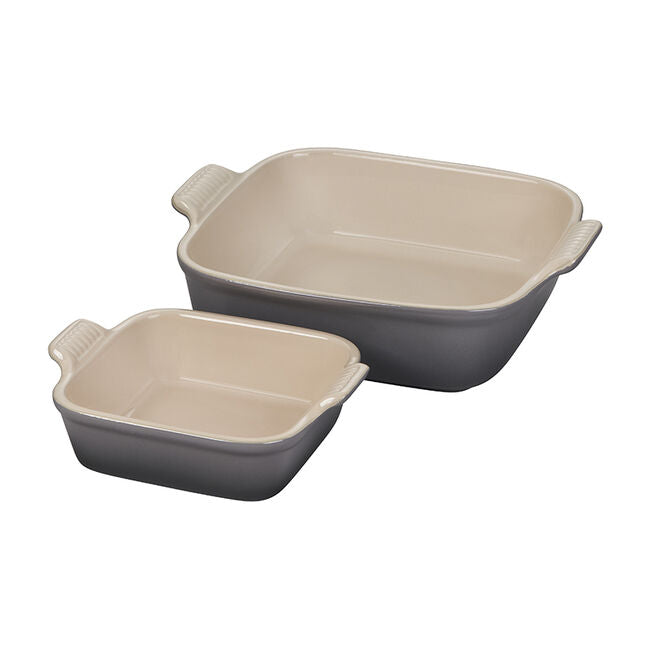 Set Of 2 Heritage Square Baking Dishes