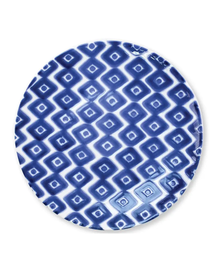 VIETRI SANTORINI DIAMOND DINNER PLATE