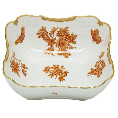 Fortuna Square Salad Bowl Rust