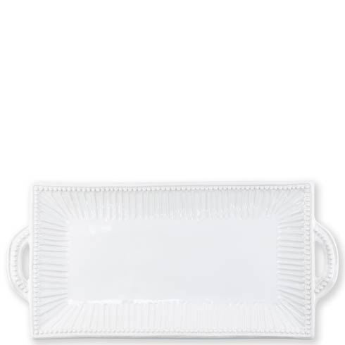 Incanto White Stripe Rectangular Platter