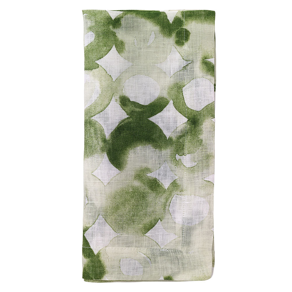 22" Green Watermark Napkin