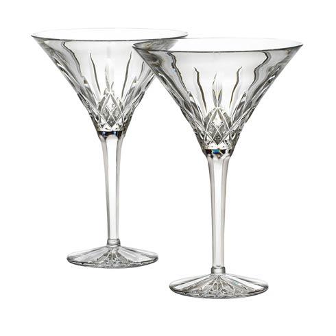 Waterford Lismore Black Martini Glass, set of 2