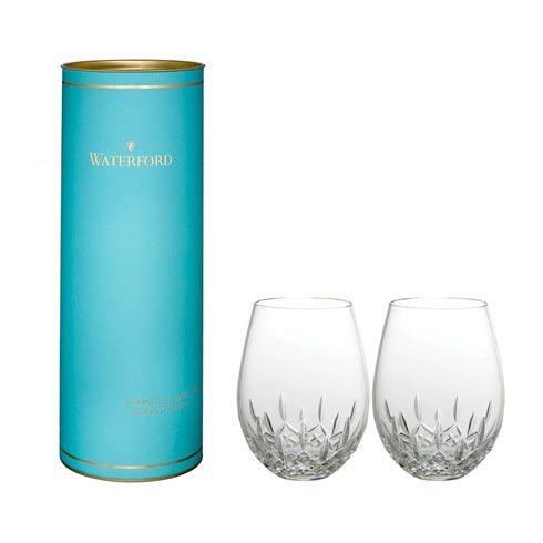Lis Nouveau Stemless Red Deep Pair