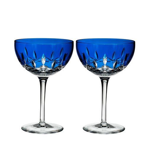 Lismore Pops Cocktail Pair Cobalt