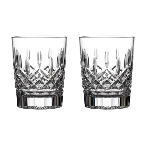Lismore Gift Bar Double Old Fashioned Glass 12Oz Set of 2