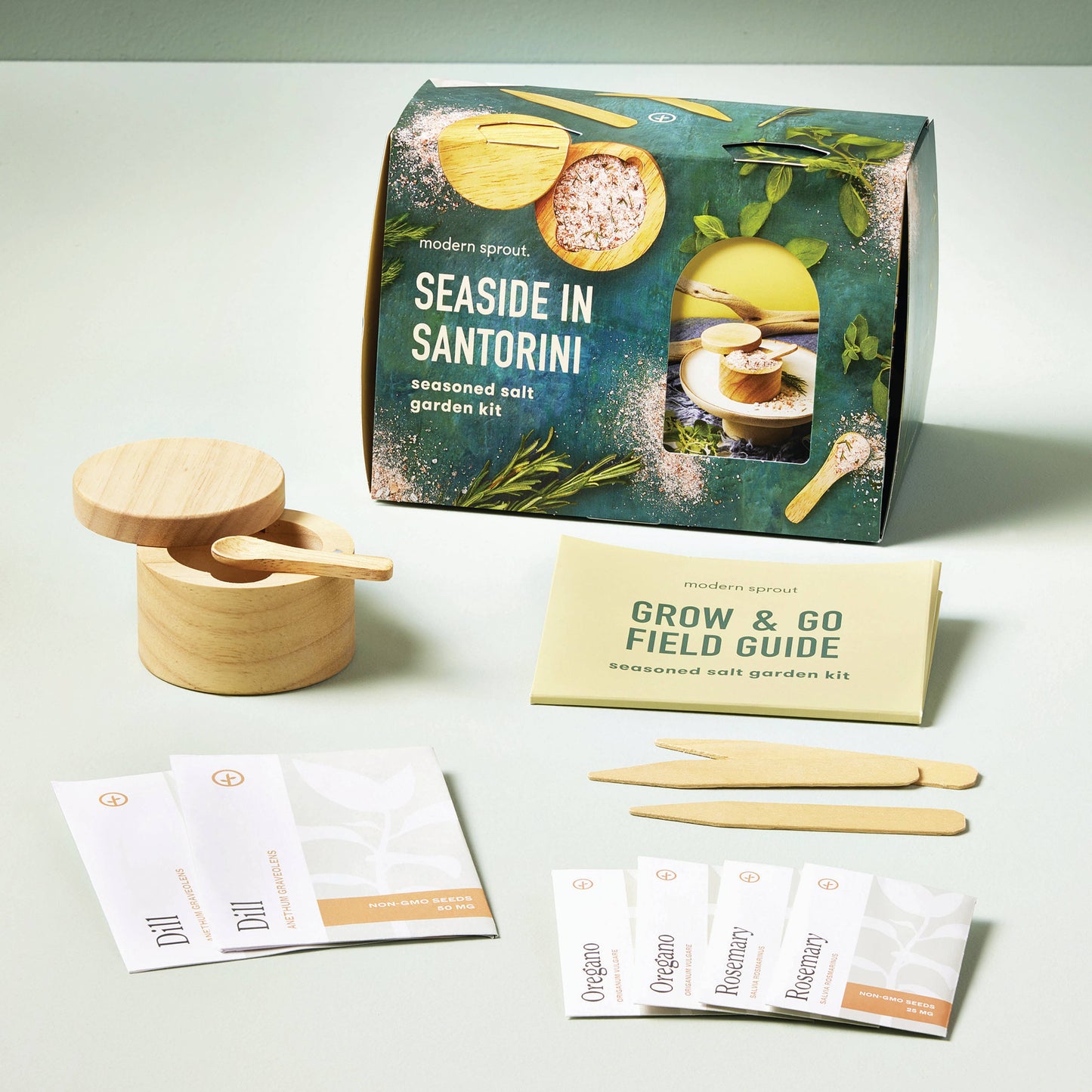 Modern Sprout - Travel Trio - Seaside in Santorini