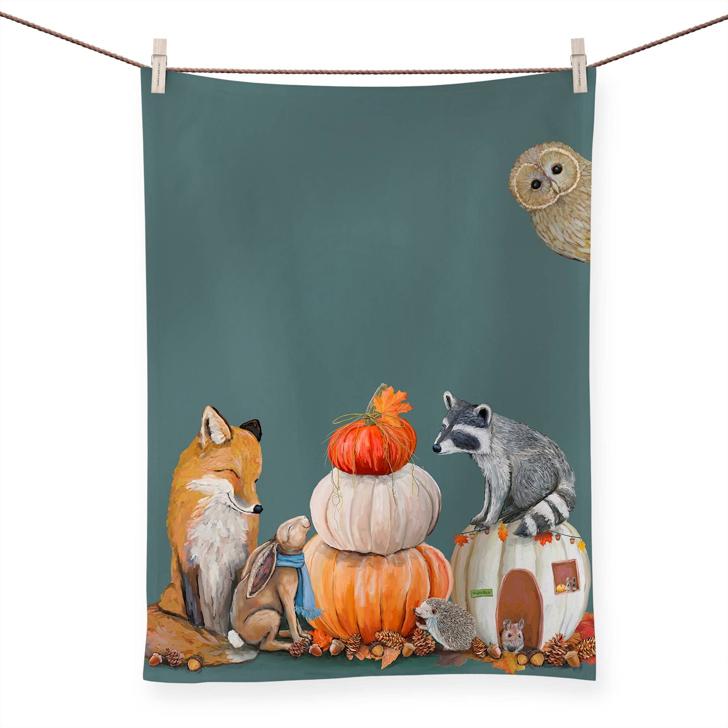 GreenBox Art - Fall - Autumn Blessings Tea Towels (RTS)