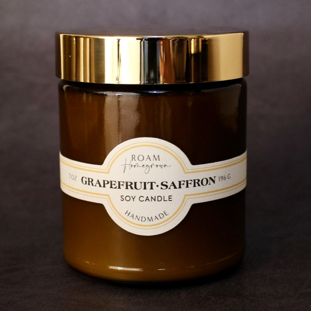Grapefruit Saffron Luxe Soy Candle