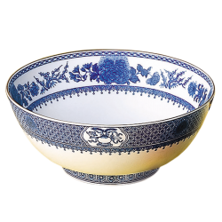 Imperial Blue Round Salad Bowl