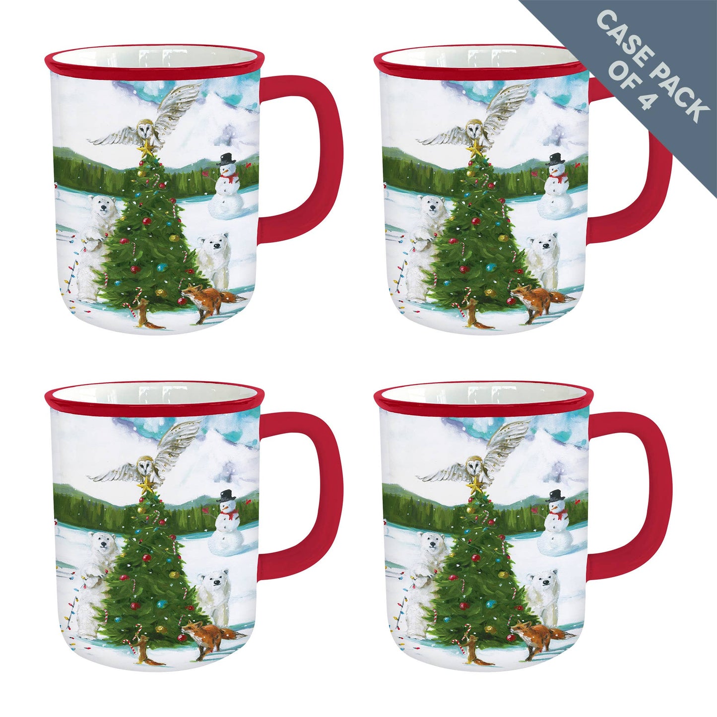 GreenBox Art - Holiday - The Happiest Snowman - 4 Units Mug