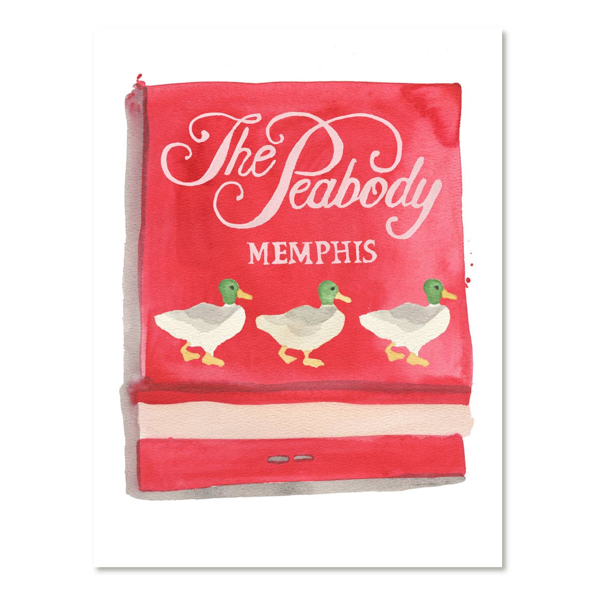 Furbish Studio - The Peabody Matchbook Watercolor Print