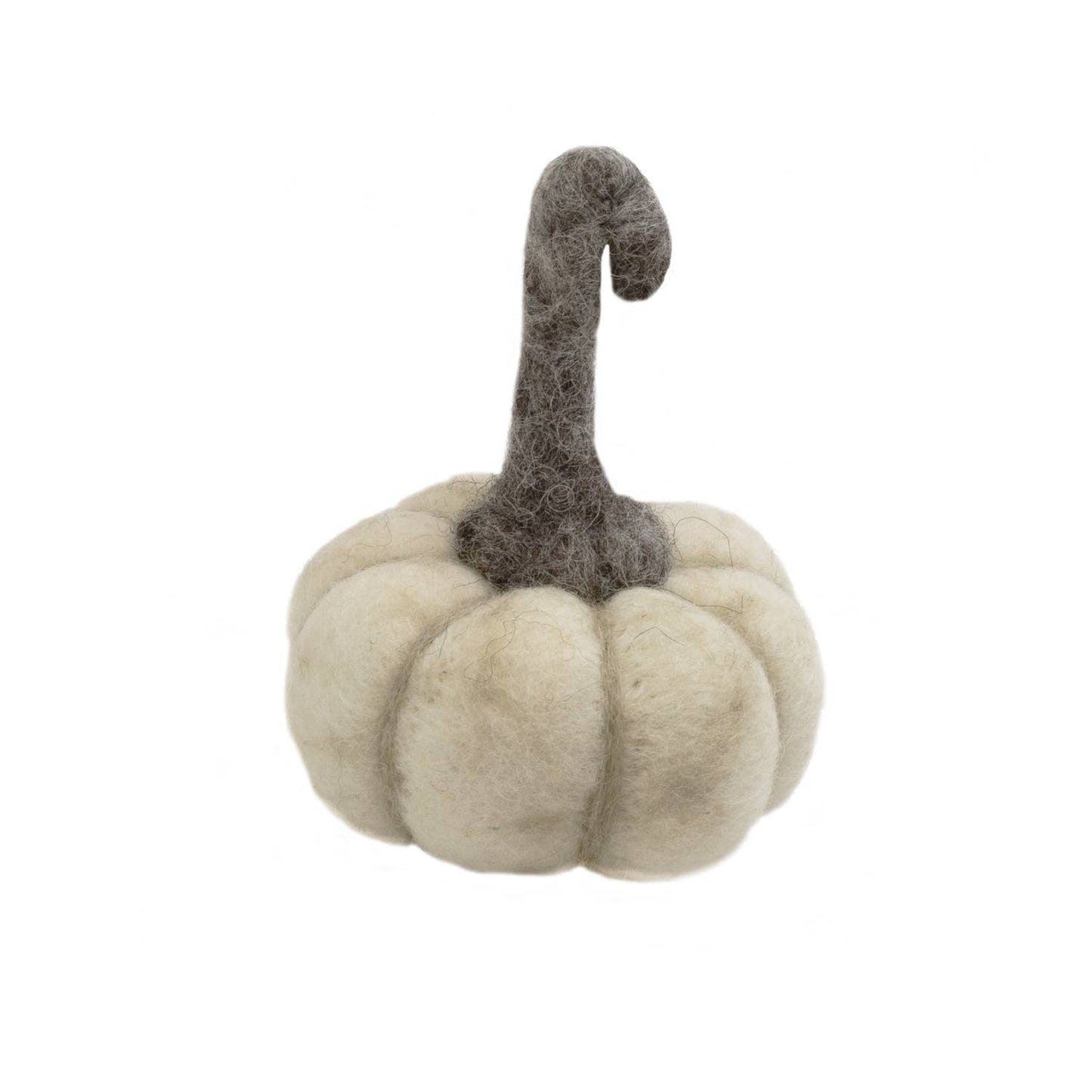 dZi Handmade - Ghost Pumpkin, 3.5"dia.