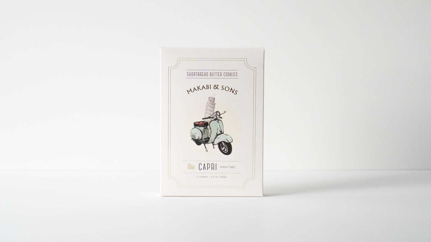 Makabi & Sons - Lemon Poppy Cookies - Capri