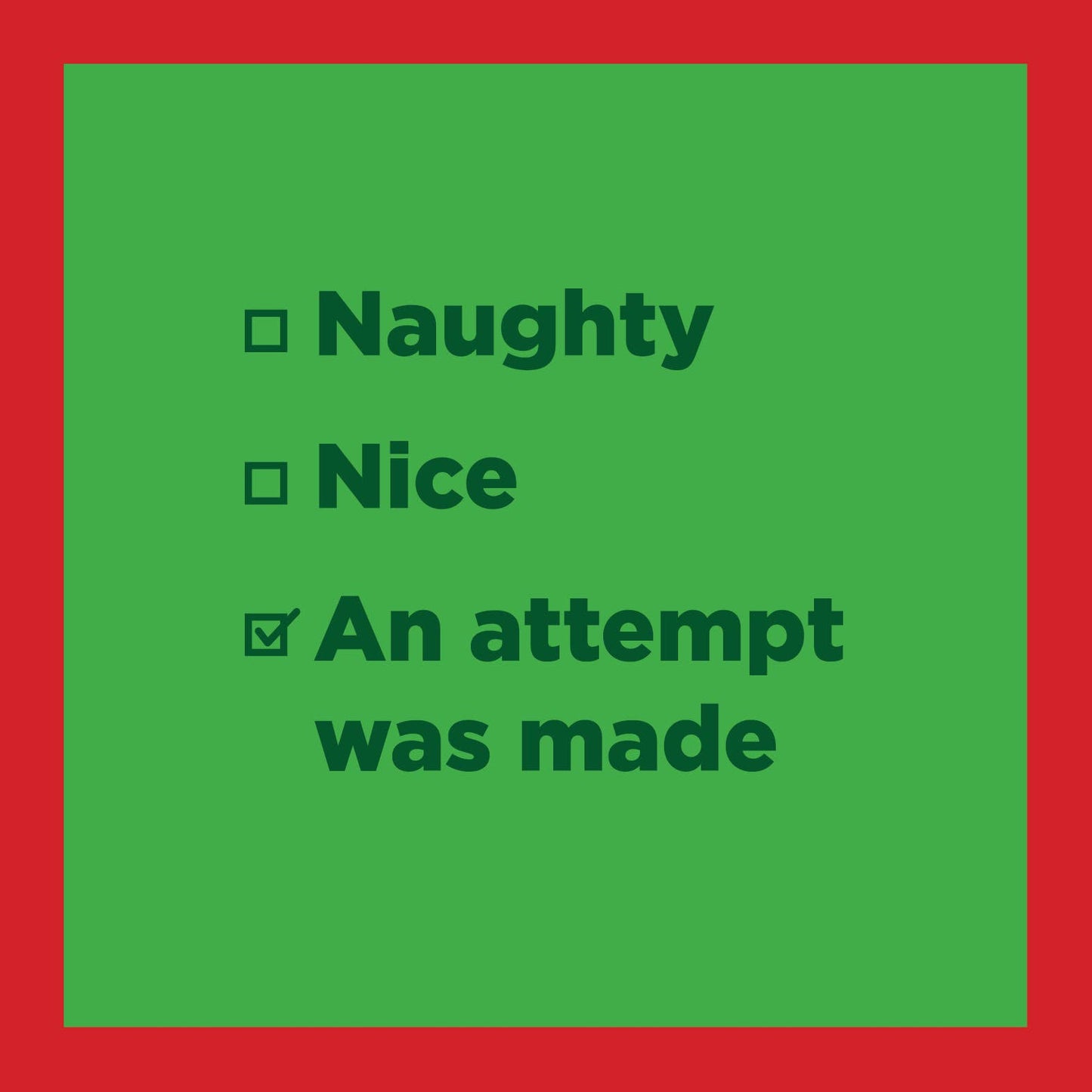 Drinks on Me - CARD XMAS Attempt