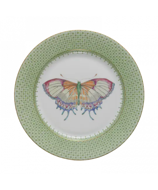 Apple Green Lace Bread and butter with Butterfly