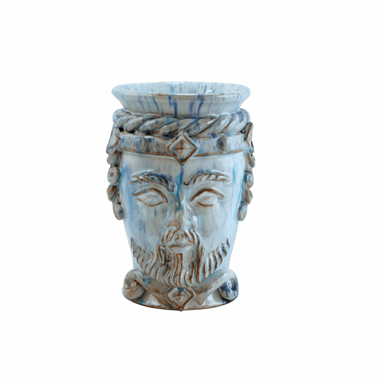 VIETRI SICILIAN BLUE HEAD