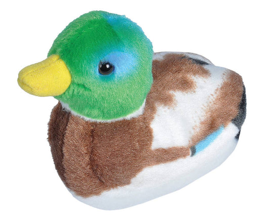 Wild Republic - Audubon II Mallard Duck Stuffed Animal W Sound 5.5"