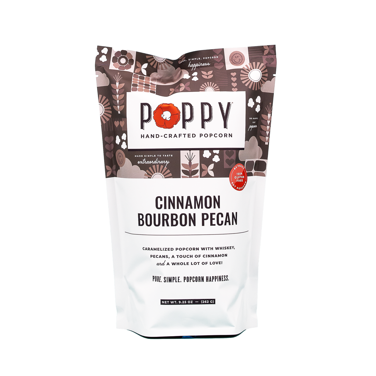 Poppy Hand-Crafted Popcorn - Cinnamon Bourbon Pecan Popcorn