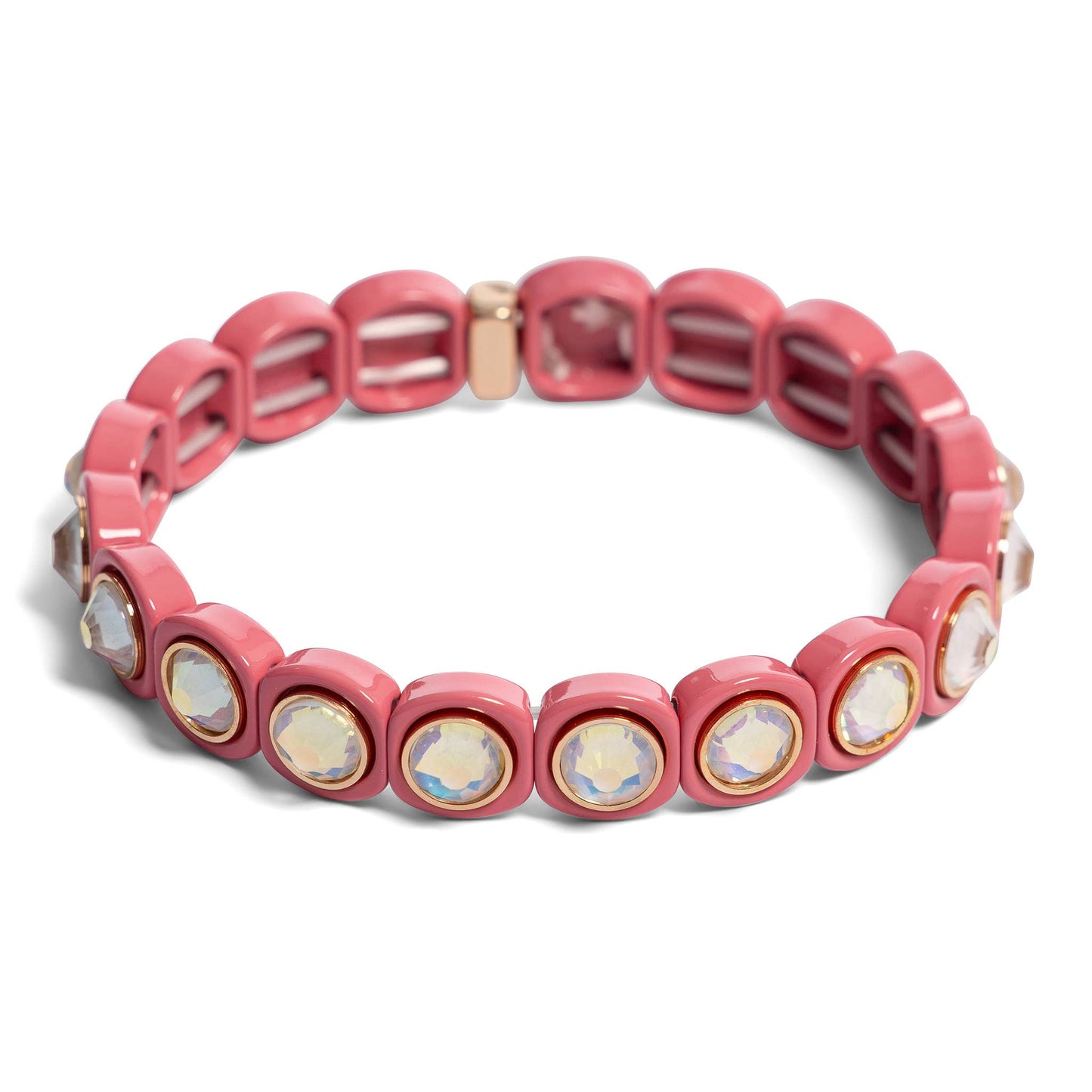 Malibu Sugar - Aspen Jewel 2024 Bracelet Assortment - Coral Pink w/ Pink Stones