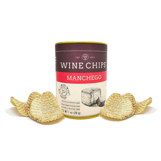 Wine Chips - 1 OZ. MANCHEGO - ESTATE CASE OF 12