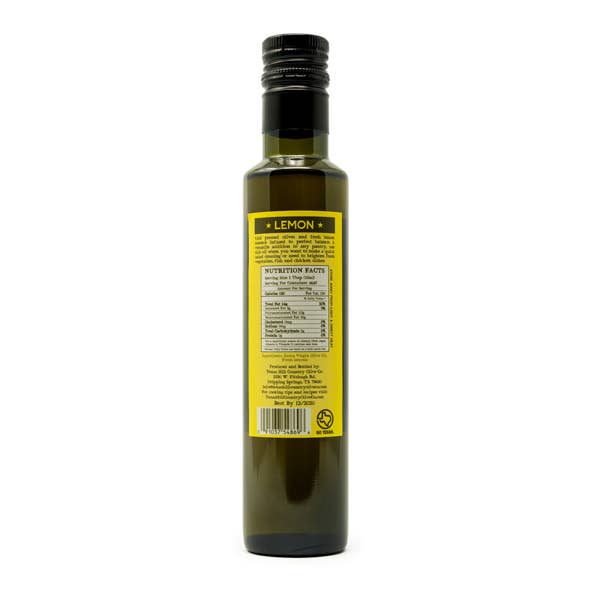 Texas Hill Country Olive Co. - Lemon Infused Olive Oil - 250ml