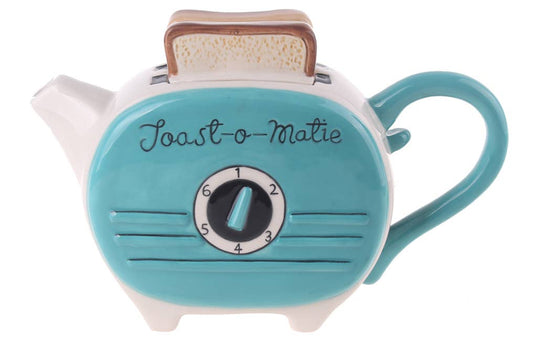 Blue Sky Clayworks - Toast Teapot - Green