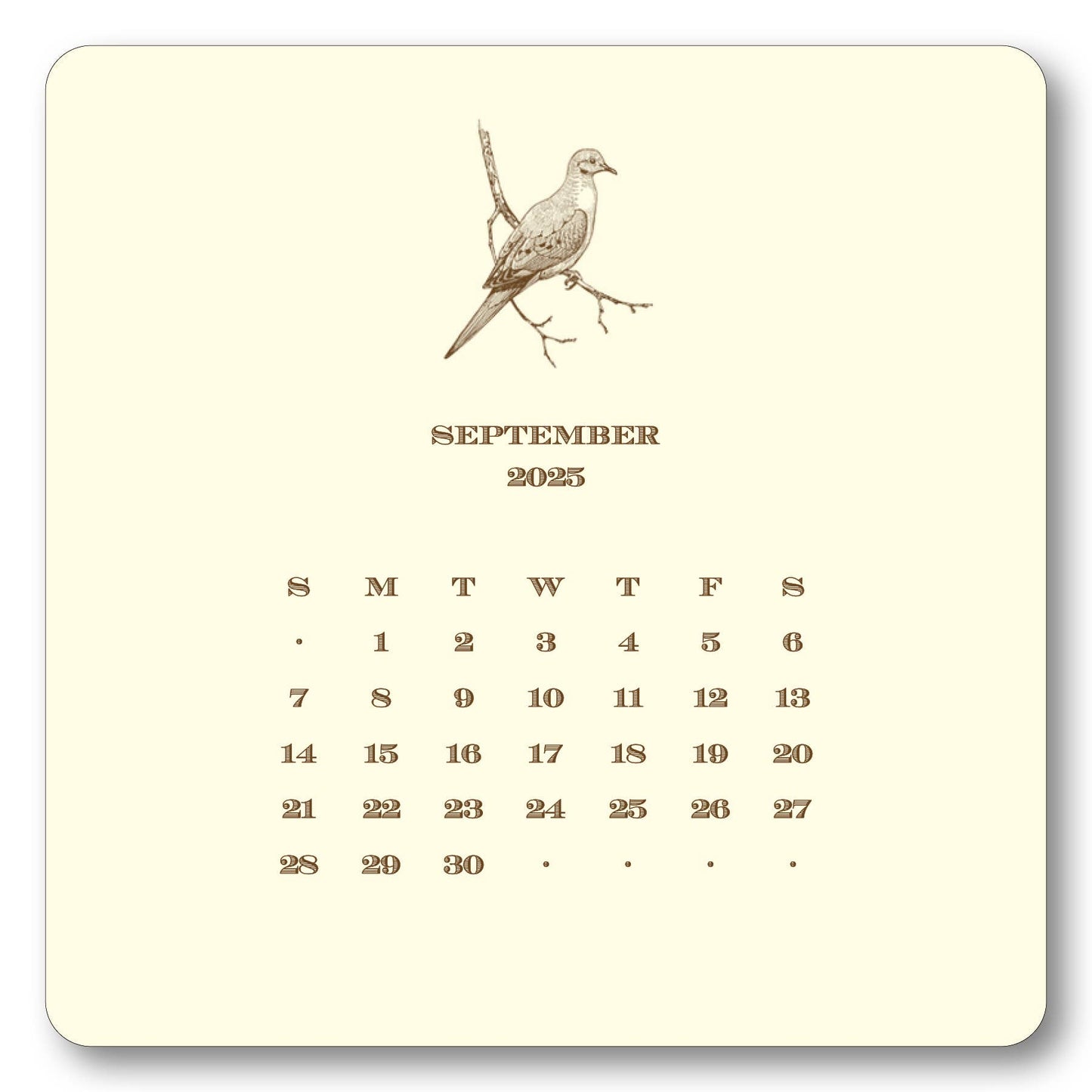 Maison de Papier - 2025 Hunt Calendar with Easel