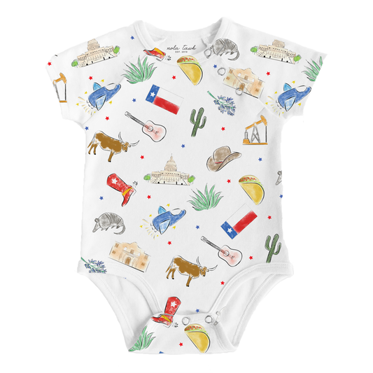 Nola Tawk - Texas Kids Organic Cotton Onesie