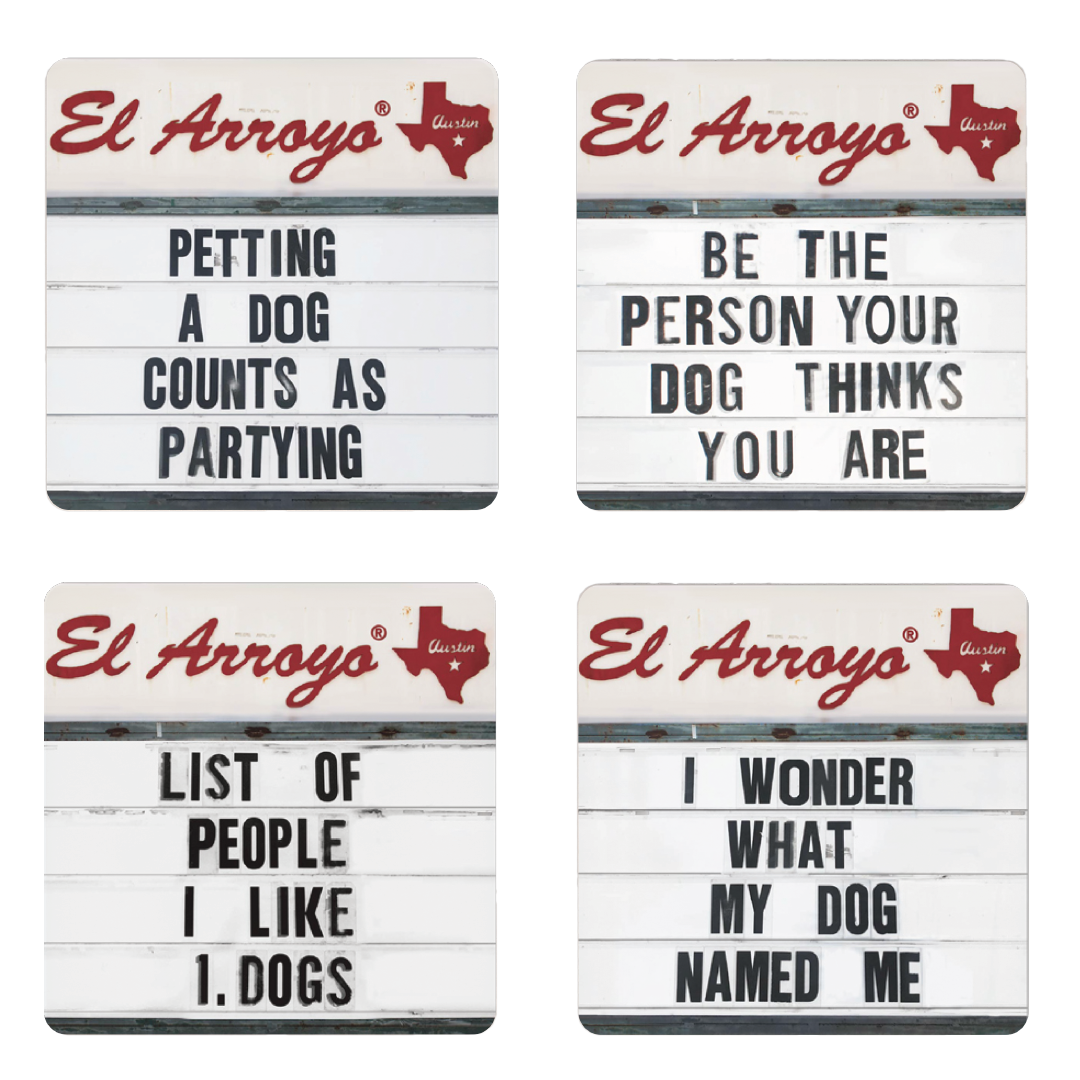 El Arroyo - Coaster Set - You Lucky Dog
