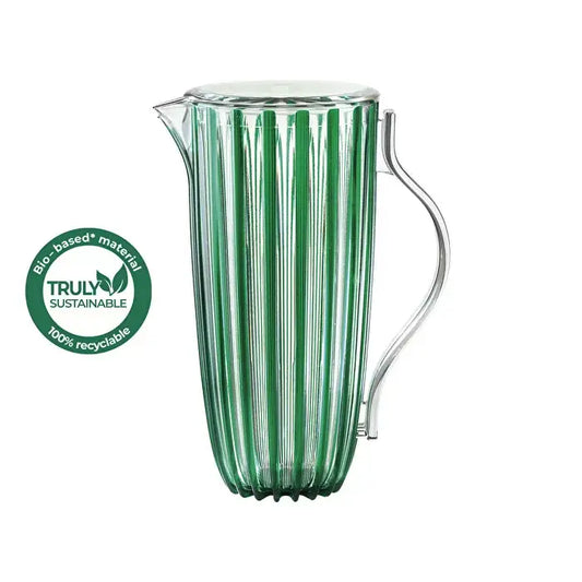 Guzzini - DOLCEVITA Pitcher with Lid - Emerald / 10,62x5,11x7,67 in.