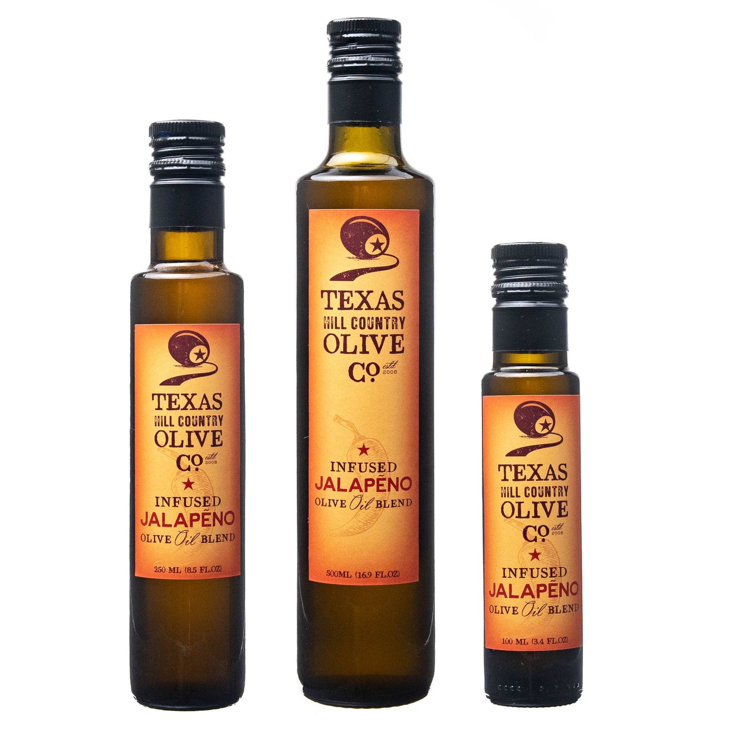 Texas Hill Country Olive Co. - Jalapeno Infused Olive Oil - 500ml