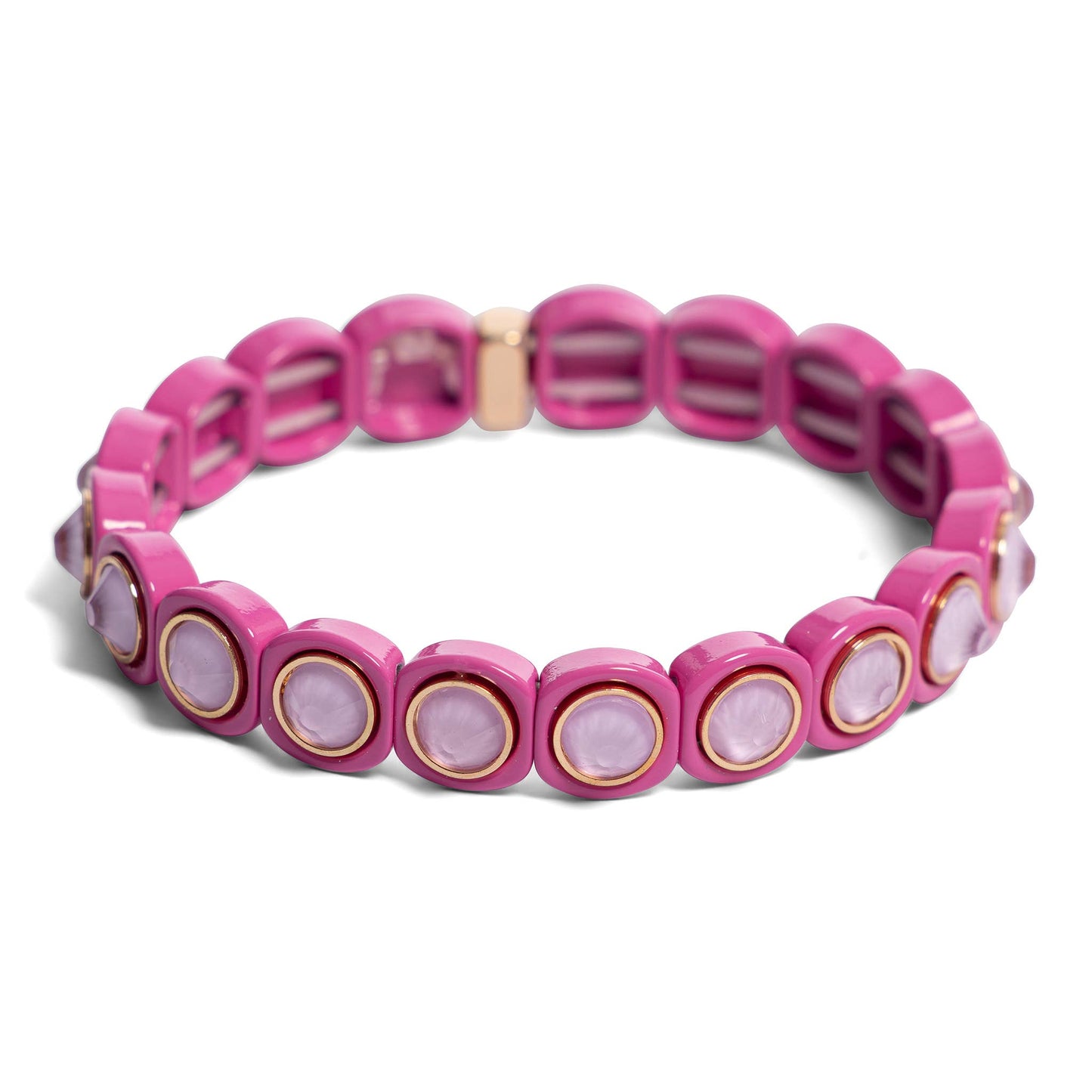 Malibu Sugar - Aspen Jewel 2024 Bracelet Assortment - Light Fuchsia w/ AB Stones