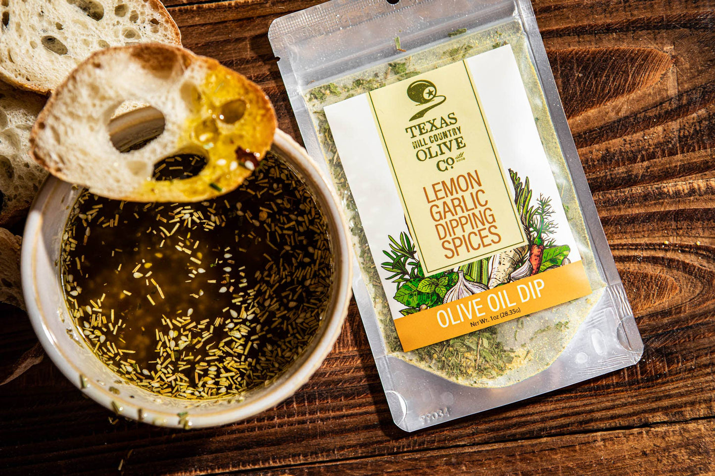 Texas Hill Country Olive Co. - Garlic & Herb Dipping Spices