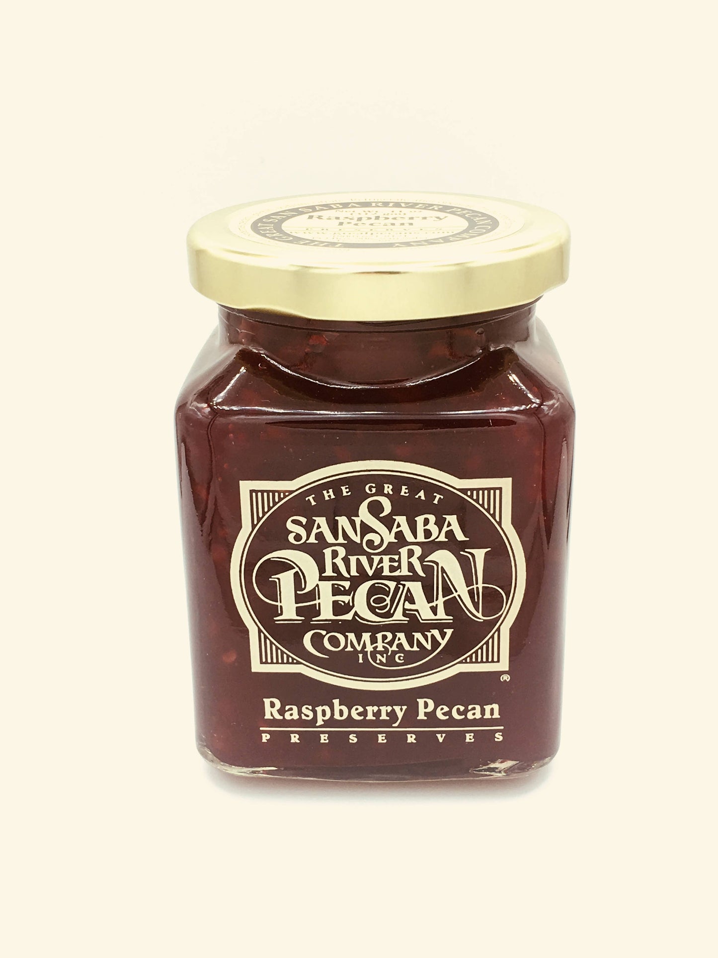 THE GREAT SAN SABA RIVER PECAN CO - PRESERVES: Cherry Pecan / Large Jars (11 oz)