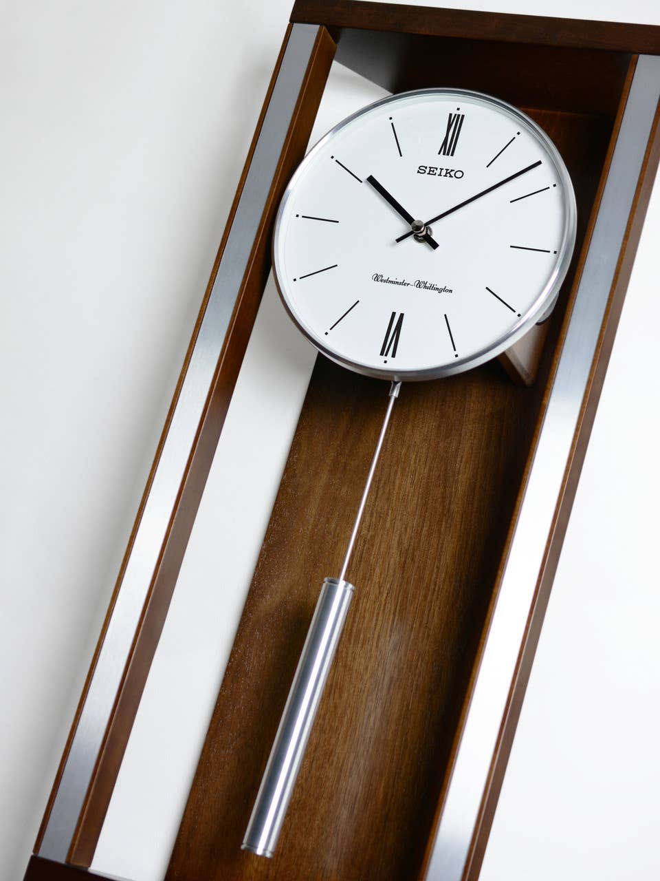 Seiko Clocks USA - Modern & Sophisticated Wall Clock with Pendulum