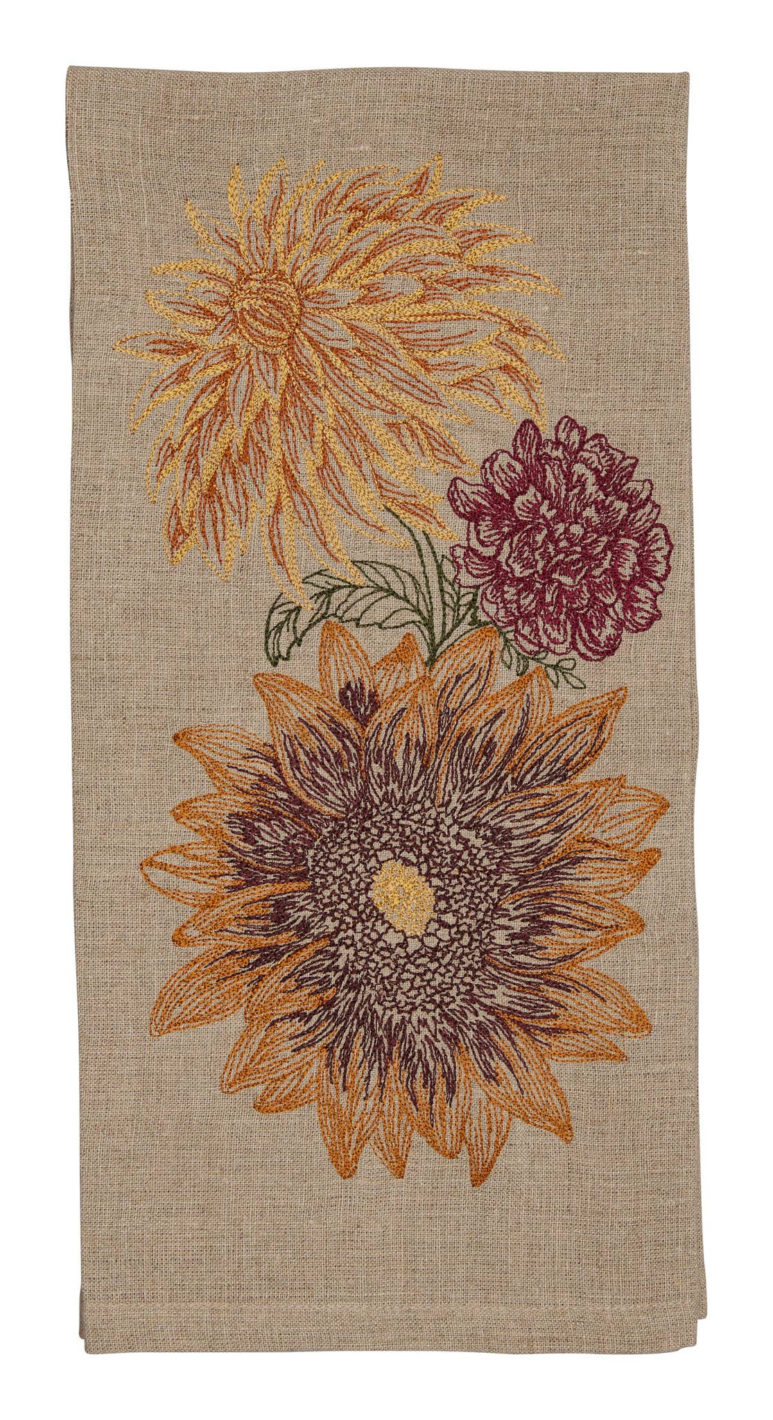 Coral & Tusk - Autumn Sunflower Tea Towel