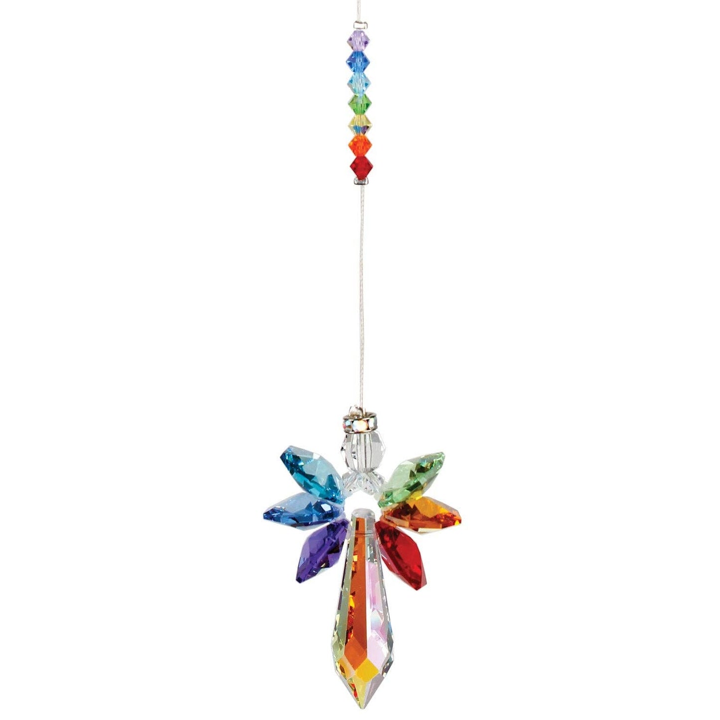 Woodstock Chimes - Crystal Guardian Angel™ - Large, Chakra