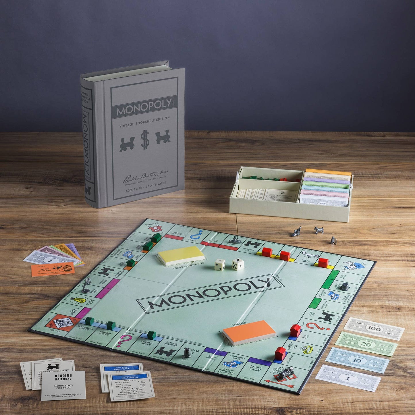 WS Game Company - WS Game Company Monopoly Vintage Bookshelf Edition