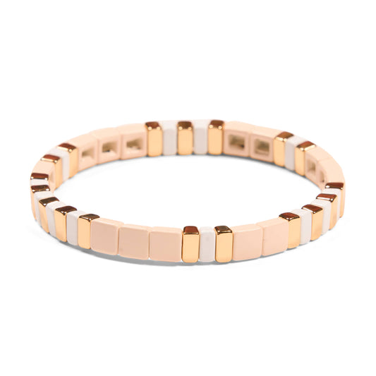 Malibu Sugar - Milk & Honey Tile Bracelet