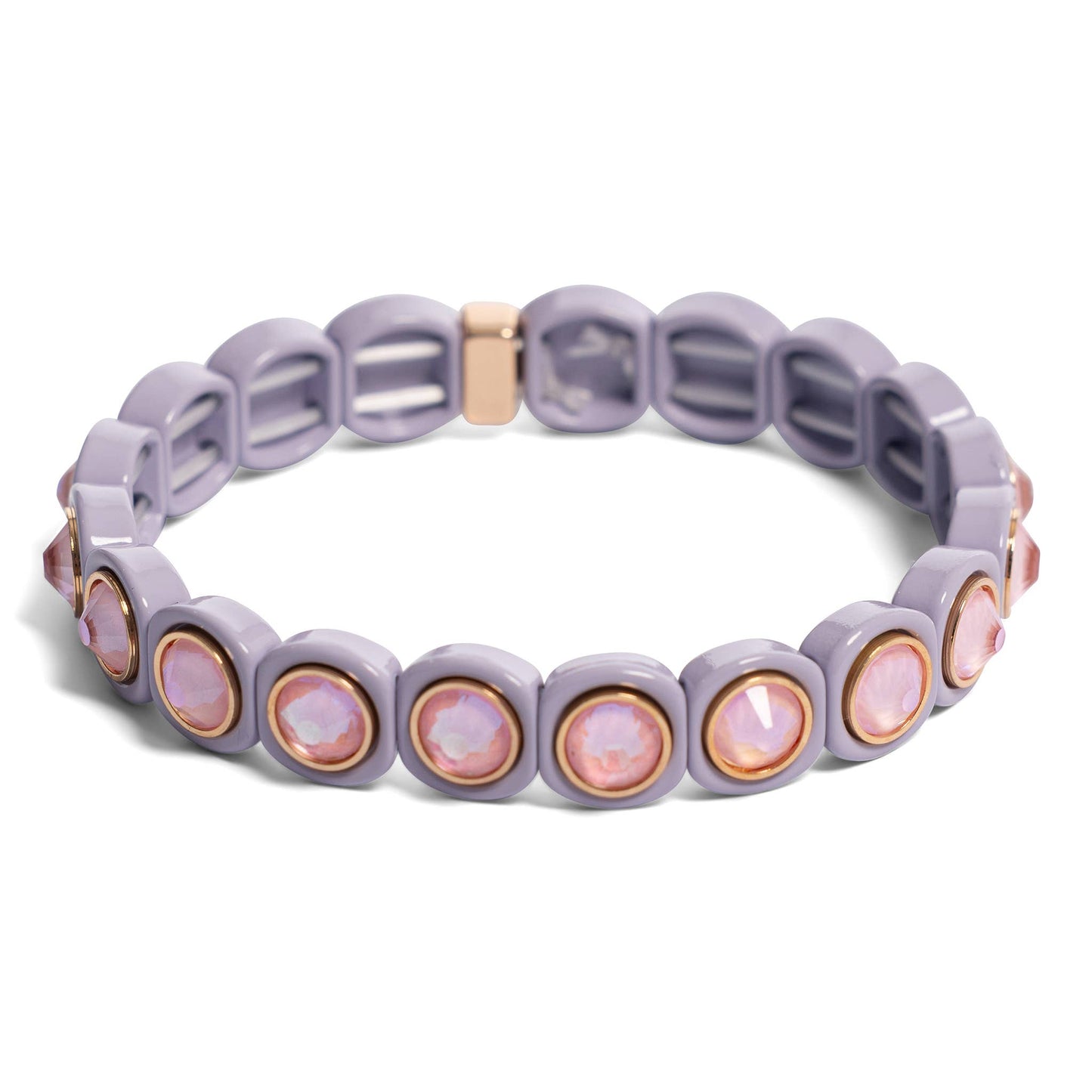 Malibu Sugar - Aspen Jewel 2024 Bracelet Assortment - Lavender w/ Pink Stones