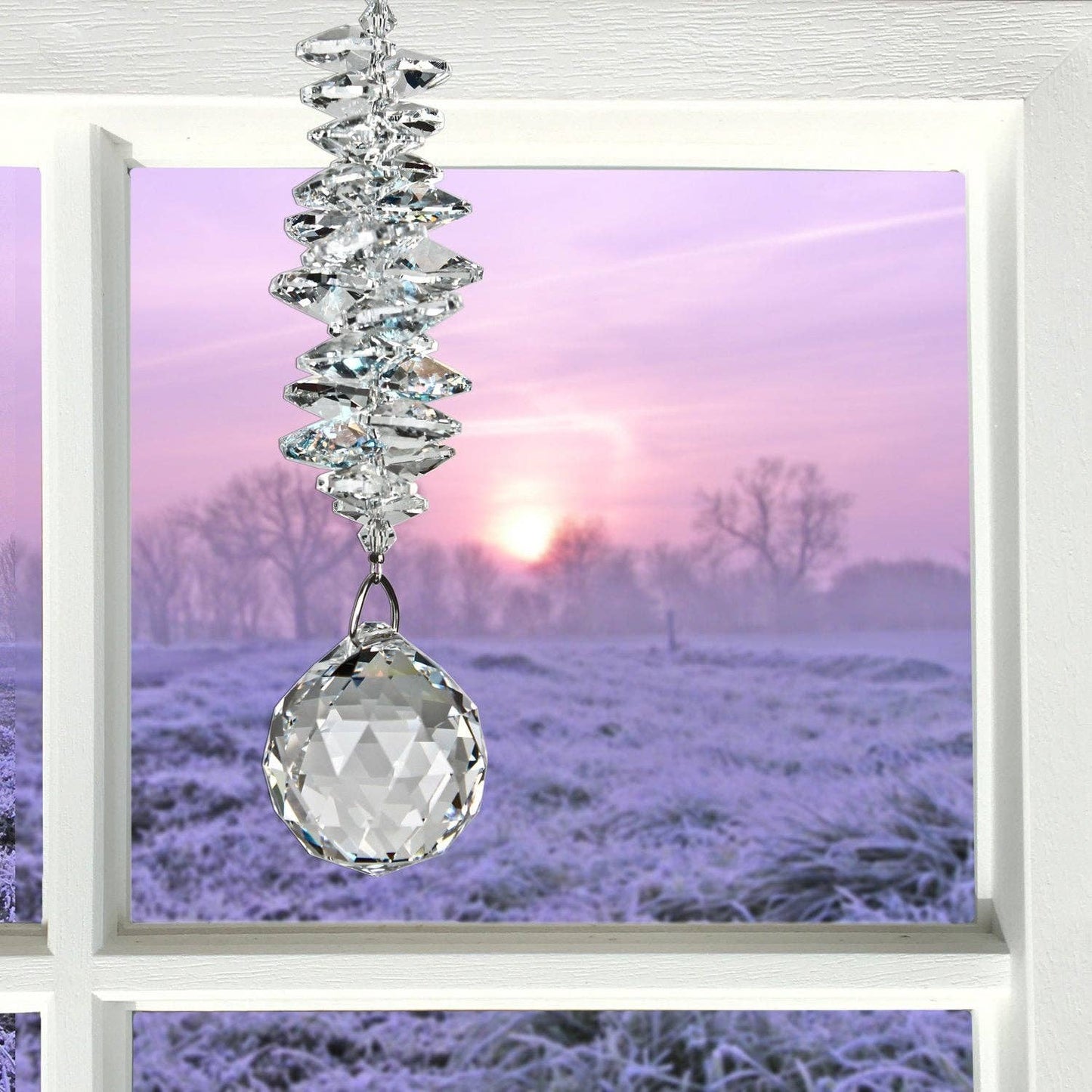 Woodstock Chimes - Crystal Grand Cascade™ - Ice