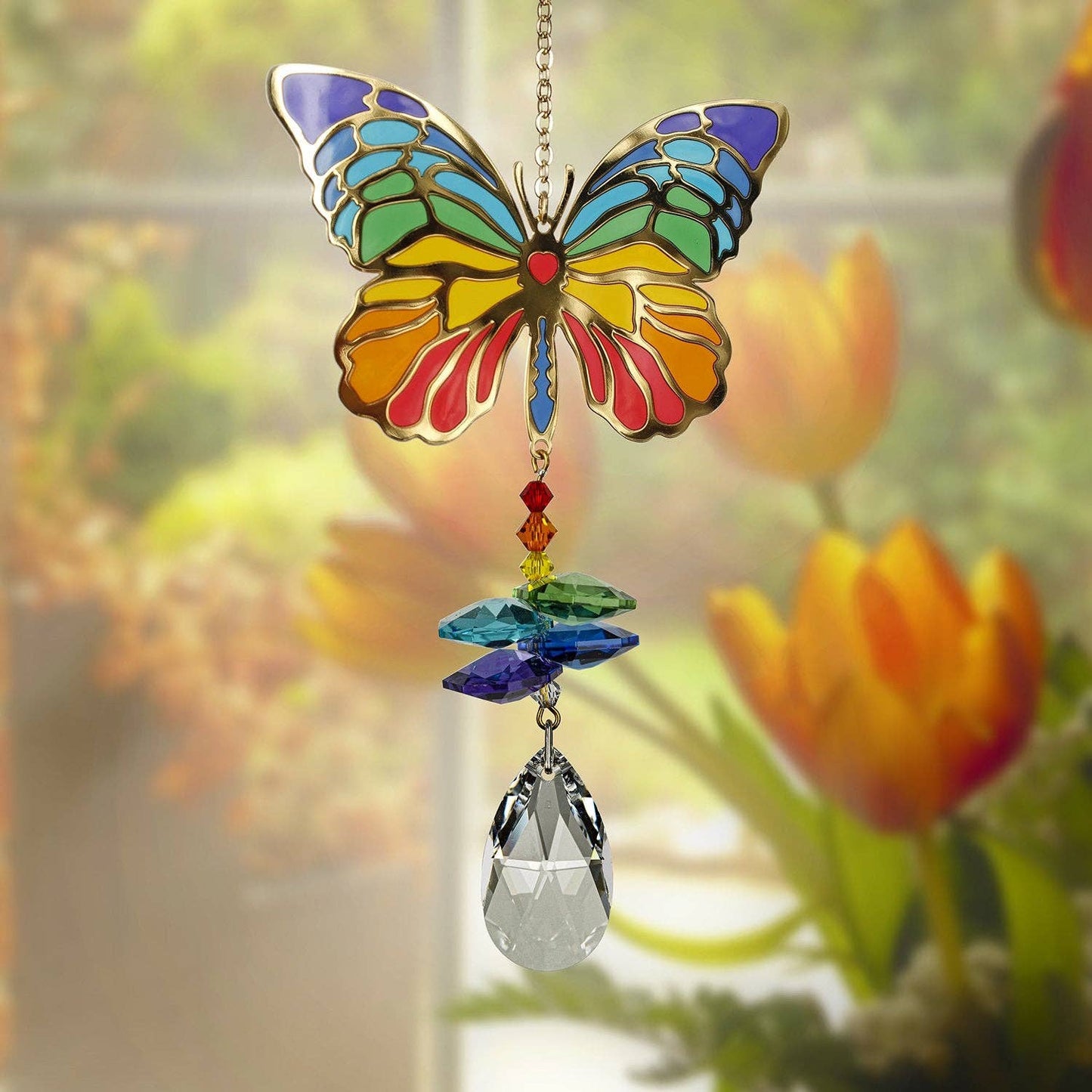 Woodstock Chimes - Crystal Wonders™ - Butterfly