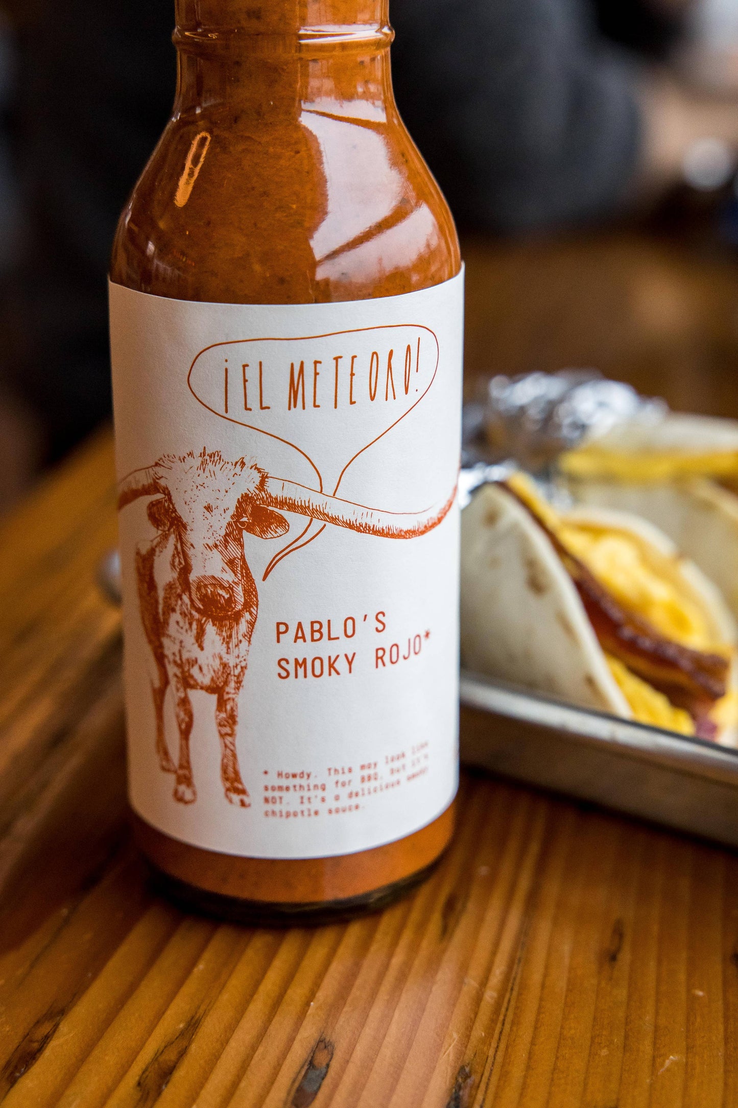 ¡El Meteoro! | award-winning sauces - Pablo's Smoky Rojo | Hot Sauce (12 oz)