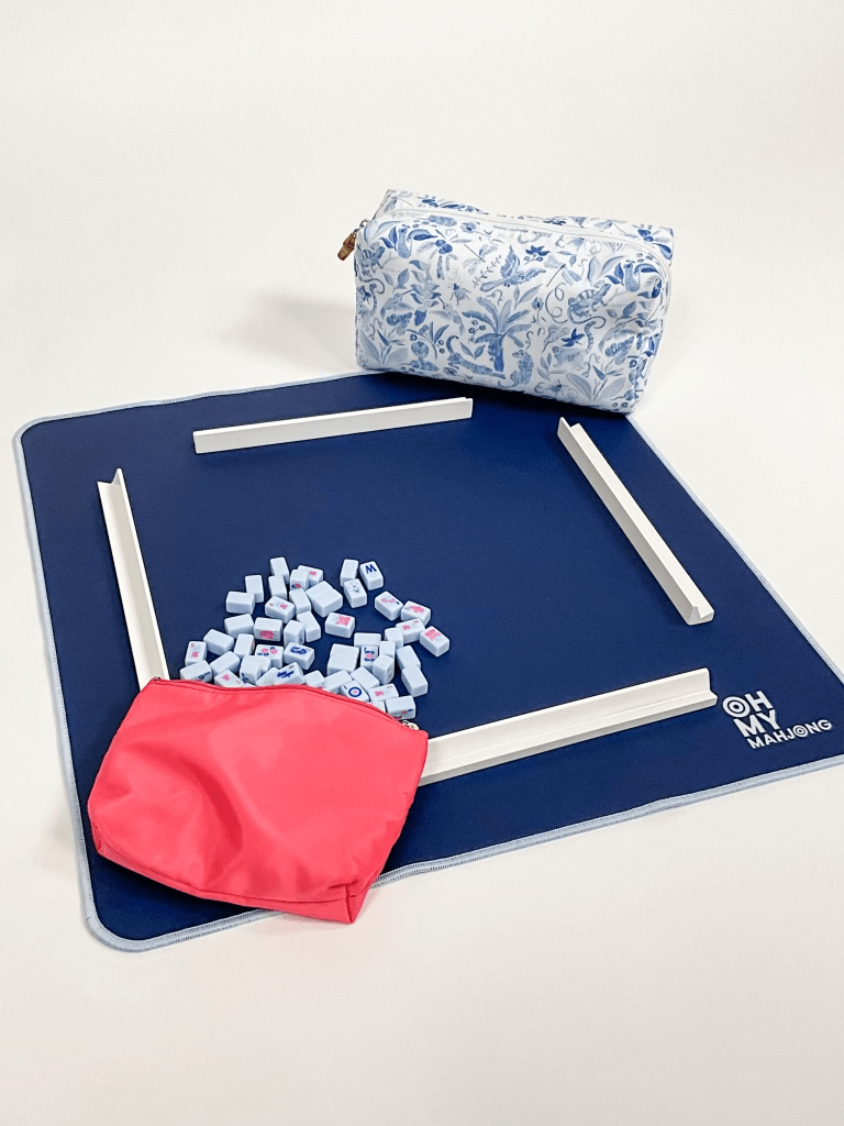 Oh My Mahjong - Parisian Blue Mahjong Travel Set