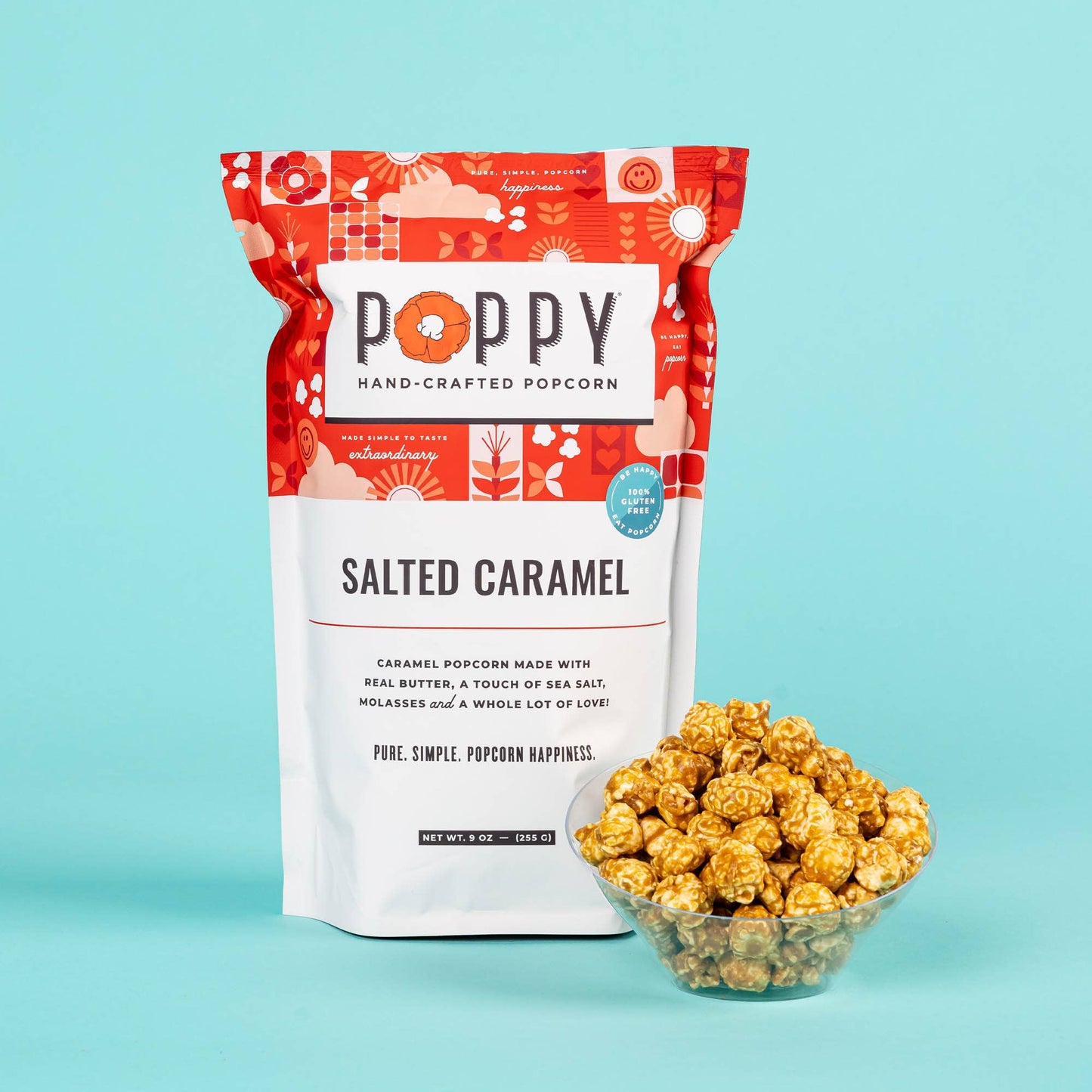 Poppy Hand-Crafted Popcorn - Salted Caramel Popcorn