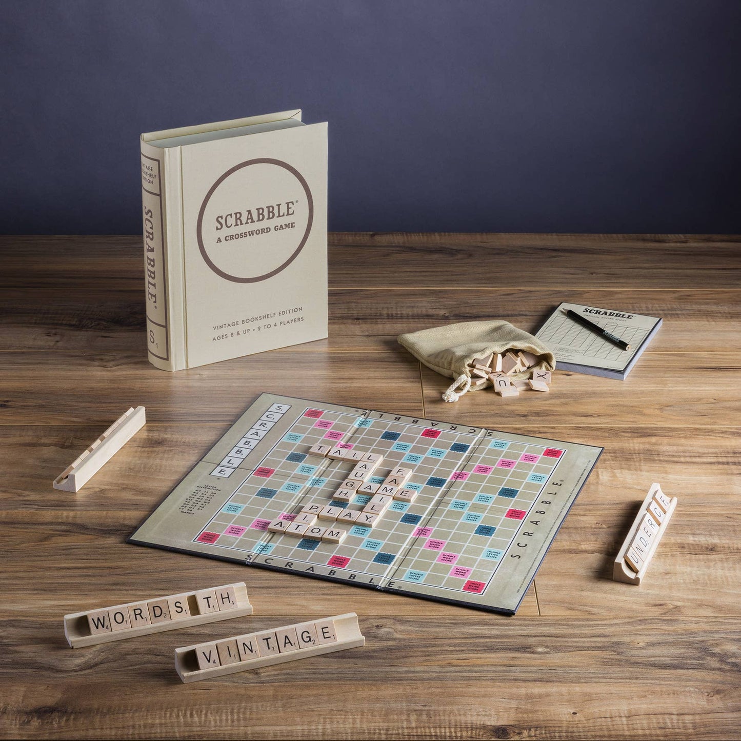 WS Game Company - WS Game Company Scrabble Vintage Bookshelf Edition